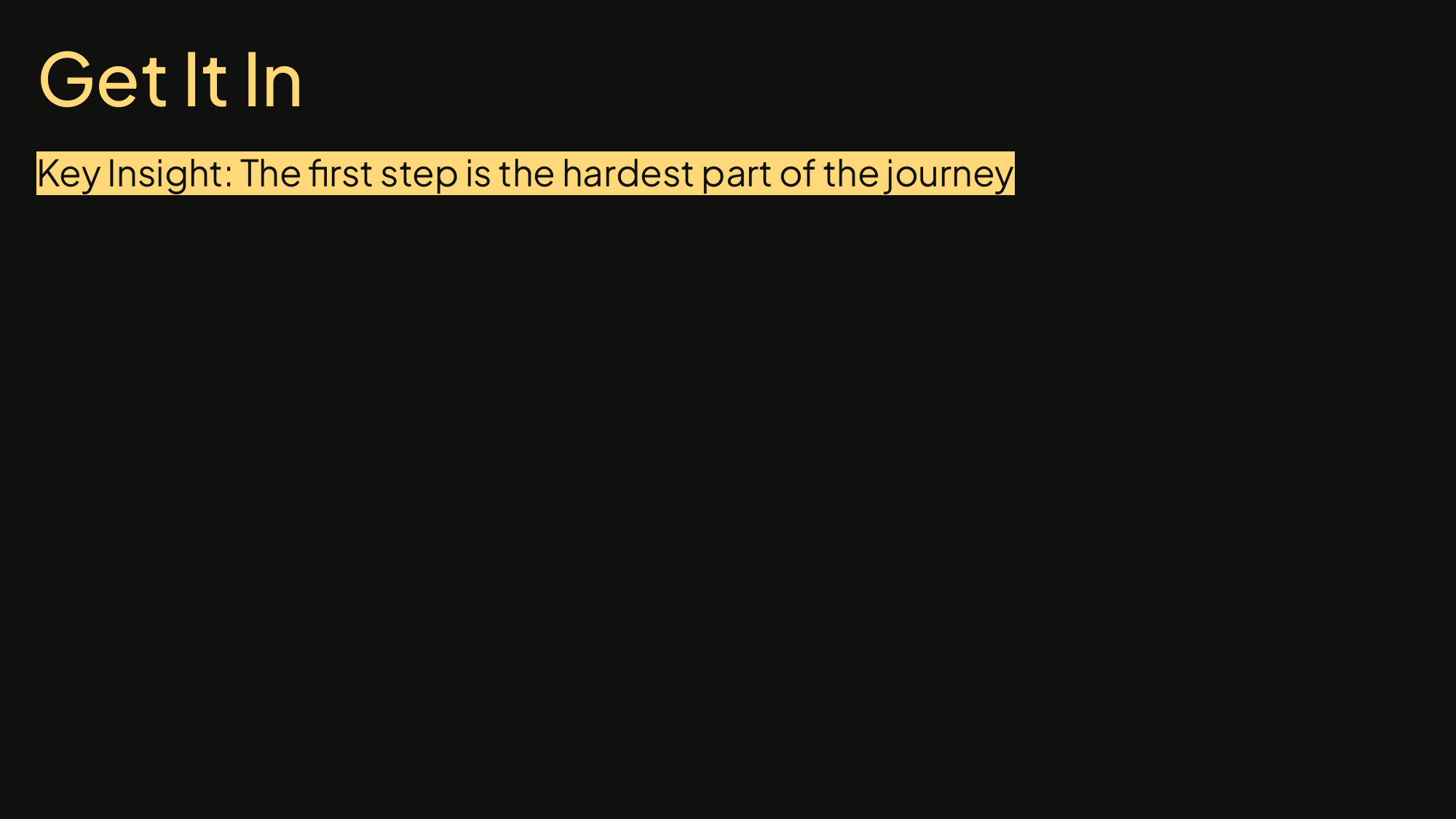 Slide 2 from Get it in